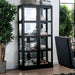 Vilas Black Curio Cabinet - California Furniture (Coachella, CA)