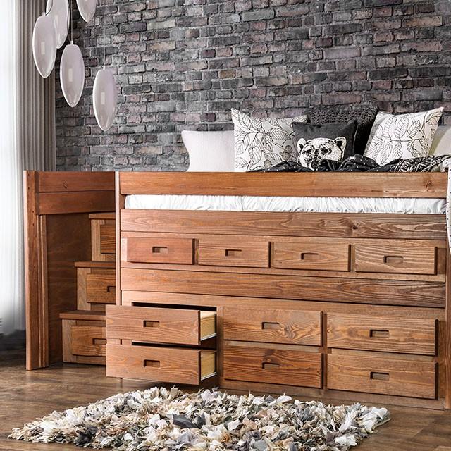 Cleo Twin Captain Bed - California Furniture (Coachella, CA)