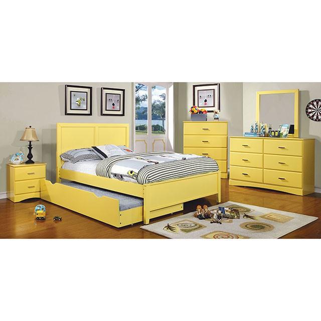Prismo Bed Yellow - California Furniture (Coachella, CA)