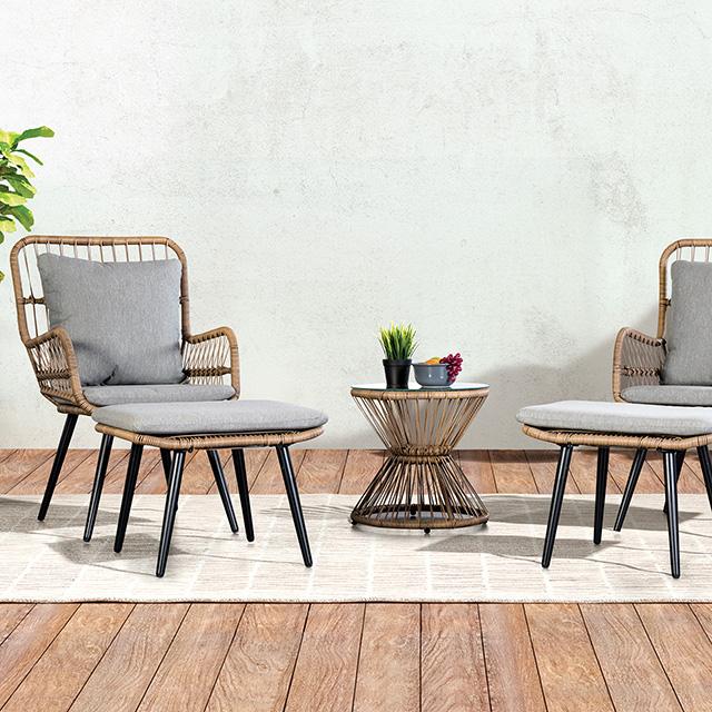 Chandu 6 Pc. Conversation Set - California Furniture (Coachella, CA)