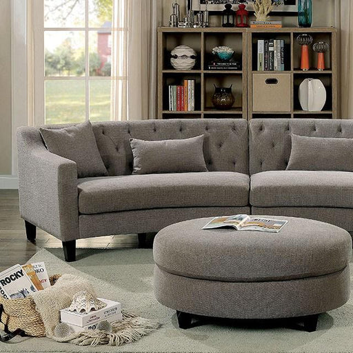 SARIN Warm Gray Sectional - California Furniture (Coachella, CA)
