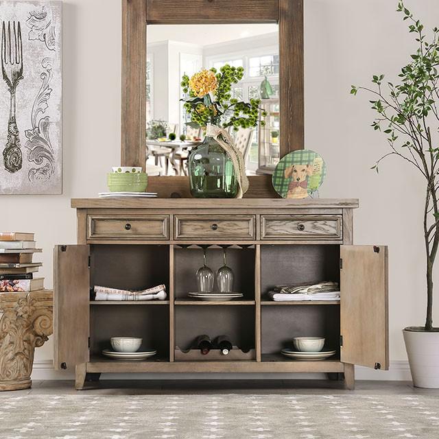 Patience Rustic Natural Tone Server - California Furniture (Coachella, CA)