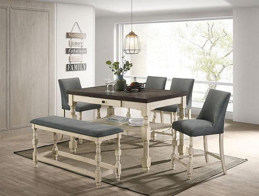 PLYMOUTH Counter Ht. Bench - California Furniture (Coachella, CA)