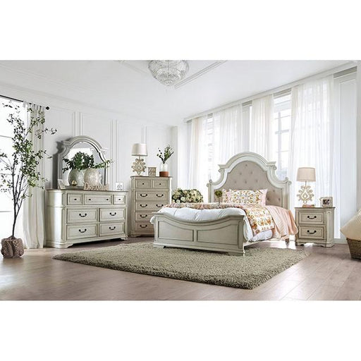 Pembroke Antique Whitewash Mirror - California Furniture (Coachella, CA)