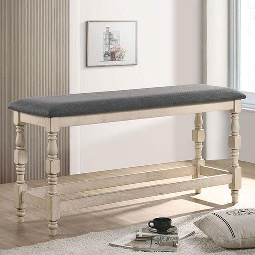 PLYMOUTH Counter Ht. Bench - California Furniture (Coachella, CA)