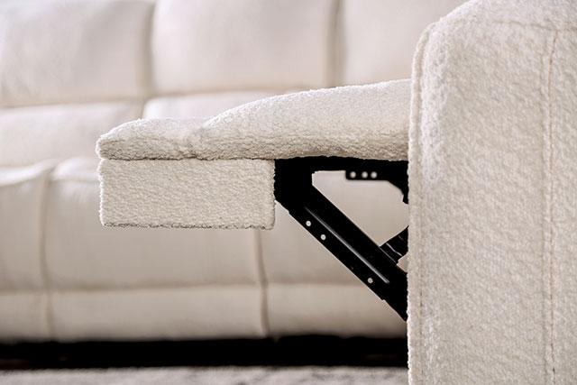 MORCOTE Power Loveseat, Beige - California Furniture (Coachella, CA)