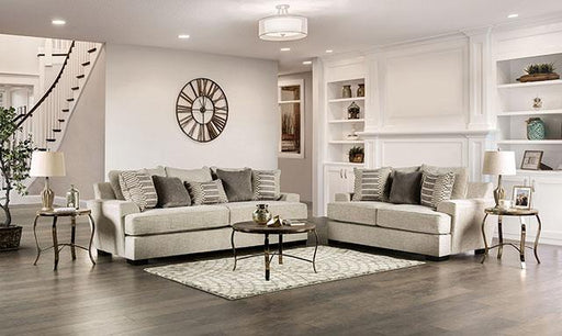 HOLBORN Loveseat, Beige - California Furniture (Coachella, CA)