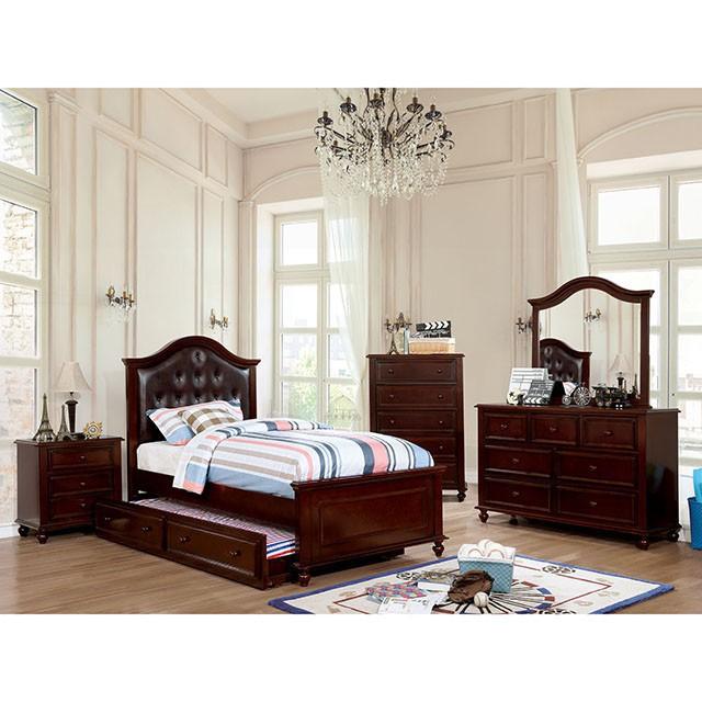 OLIVIA Mirror, Dark Walnut - California Furniture (Coachella, CA)