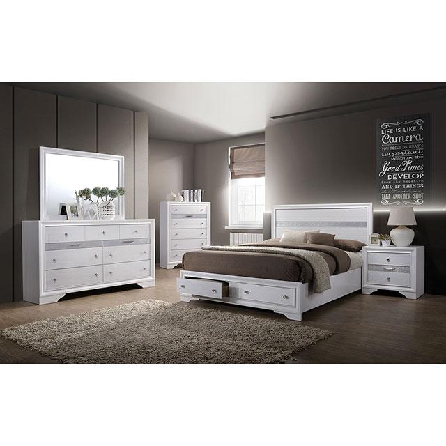 Chrissy White Chest - California Furniture (Coachella, CA)