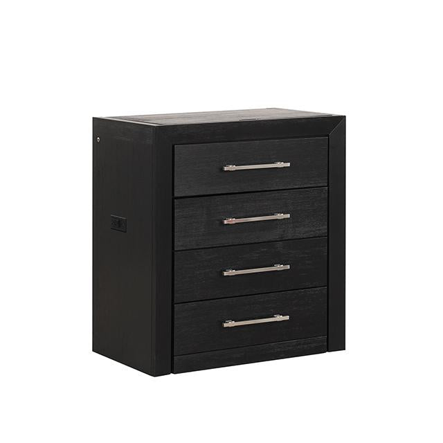 Ashbourne Bedside Vanity Set with Stool Contemporary - California Furniture (Coachella, CA)
