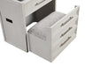 Ashbourne Bedside Vanity Set with Stool Contemporary - California Furniture (Coachella, CA)