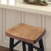 Biasca 29" Stool (2/CTN) White, Brown, & Black - California Furniture (Coachella, CA)