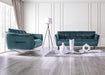 Civellutino Sofa Teal - California Furniture (Coachella, CA)