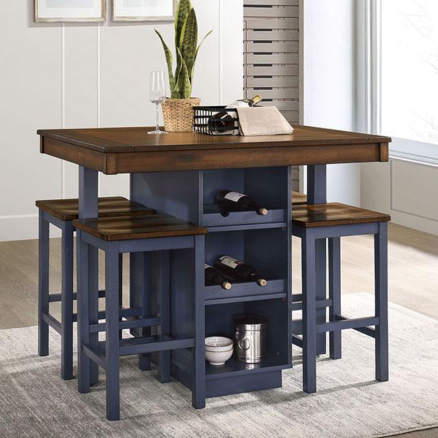 Azurine 5 Pc. Counter Ht. Set - California Furniture (Coachella, CA)
