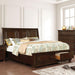 Castor Bed Black, Chrome, & White - California Furniture (Coachella, CA)
