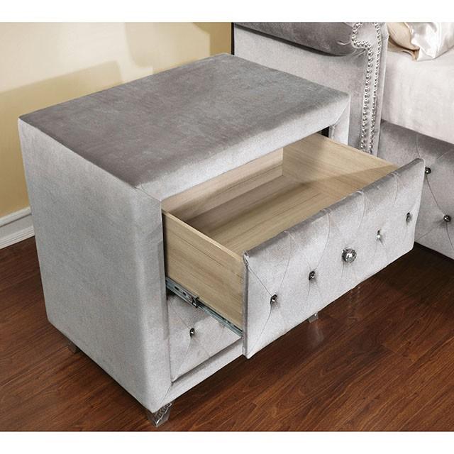 Alzir Night Stand Gray - California Furniture (Coachella, CA)