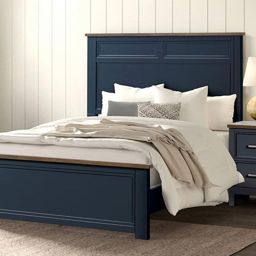 Pinetop 4 & 5 Piece Twin Bedroom Set White & Blue - California Furniture (Coachella, CA)