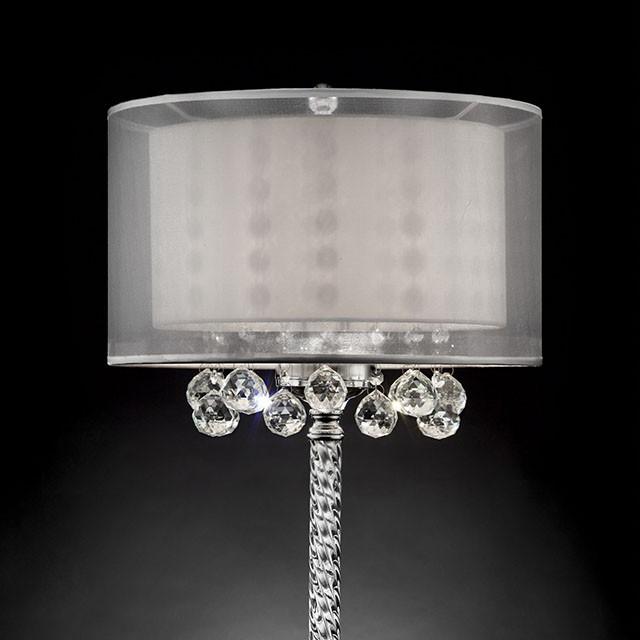 30"H Table Lamp, Hanging Crystal - California Furniture (Coachella, CA)
