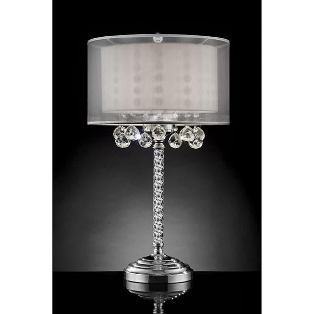 30"H Table Lamp, Hanging Crystal - California Furniture (Coachella, CA)