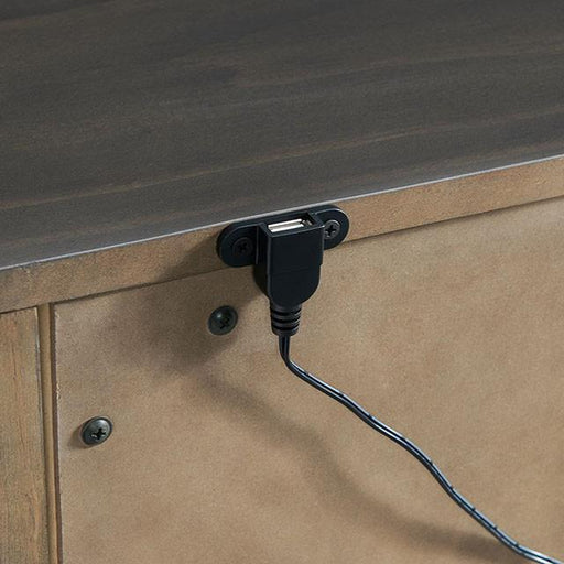 ALAINA Night Stand With USB Plug - California Furniture (Coachella, CA)