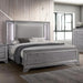 Alanis Light Gray Cal.King, E.King, & Queen Bed - California Furniture (Coachella, CA)