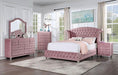 Zohar Bed Black & Pink - California Furniture (Coachella, CA)