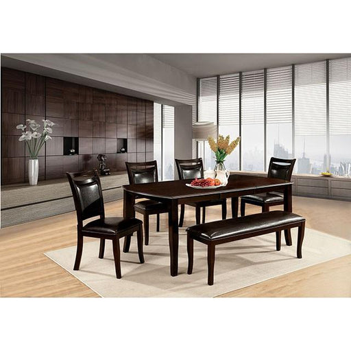 Woodside Dark Cherry/Espresso Dining Table - California Furniture (Coachella, CA)