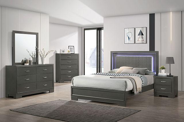 ALISON Mirror, Dark Walnut - California Furniture (Coachella, CA)