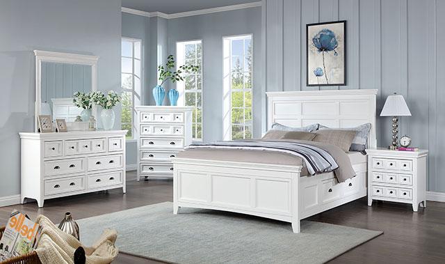 CASTILE Dresser, White - California Furniture (Coachella, CA)