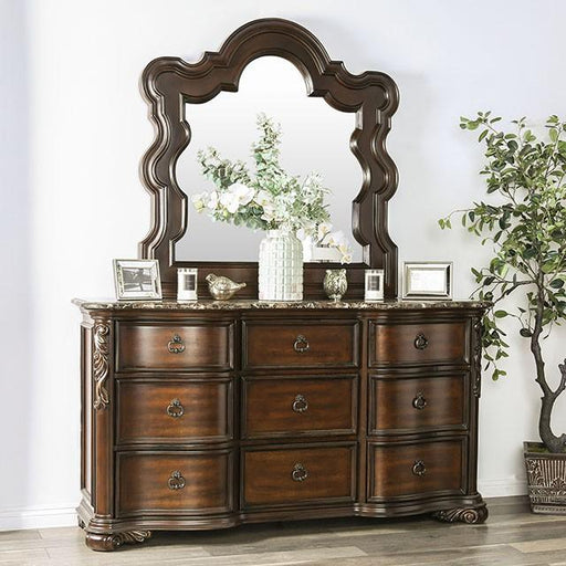 Arcturus Brown Cherry Dresser - California Furniture (Coachella, CA)