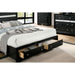 CHRISSY E.King, Full, & Queen Bed White, Grey, & Black - California Furniture (Coachella, CA)