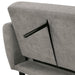 Aristide Futon Sofa Grey & Brown - California Furniture (Coachella, CA)