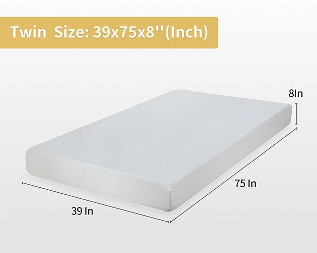 Artemisia 8" Memory Foam Mattress - California Furniture (Coachella, CA)