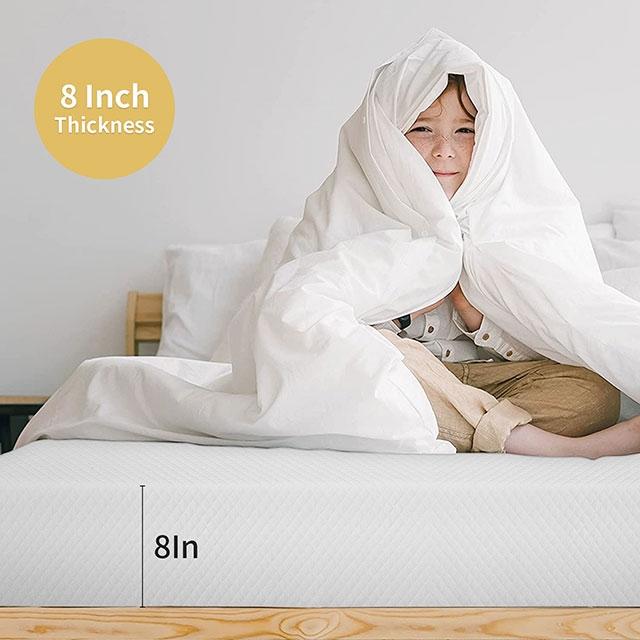 Artemisia 8" Cal. King, E.King, Full, & Queen Memory Foam Mattress - California Furniture (Coachella, CA)