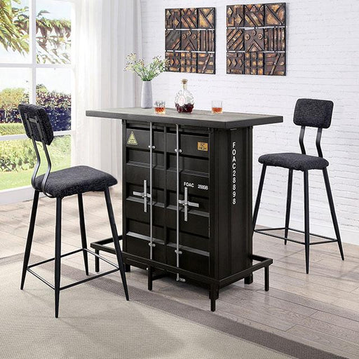 Dicarda 3 Pc Bar Table Set - California Furniture (Coachella, CA)