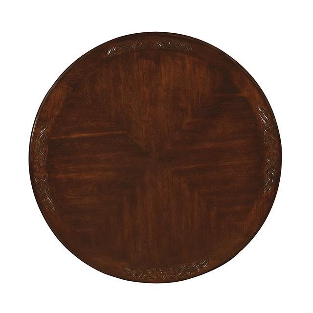Elana Brown Cherry Round Dining Table - California Furniture (Coachella, CA)