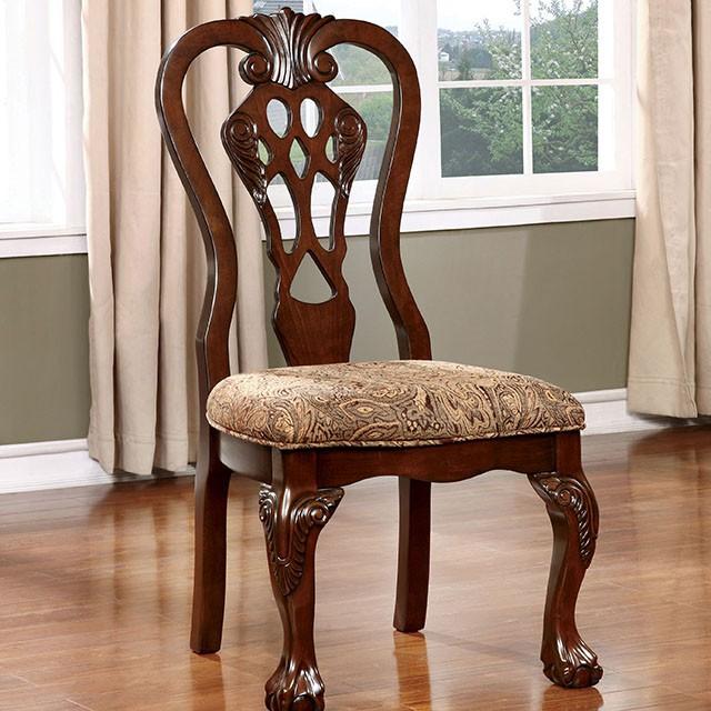 ELANA Brown Cherry Side Chair (2/CTN) - California Furniture (Coachella, CA)