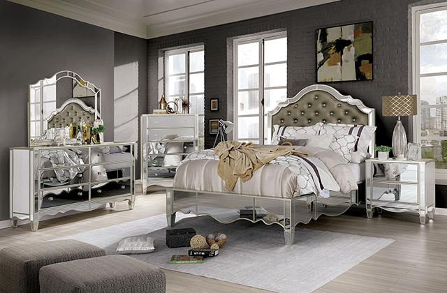 ELIORA Cal.King, E.King, & Queen Bed - California Furniture (Coachella, CA)