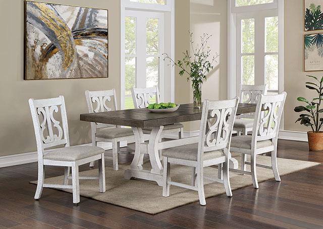 AULETTA Dining Table, Gray - California Furniture (Coachella, CA)