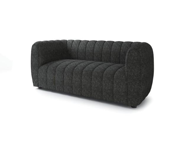 AVERSA Loveseat, Black, Gray, & White - California Furniture (Coachella, CA)