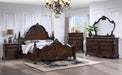 Francione Bed Chrome & Cherry - California Furniture (Coachella, CA)
