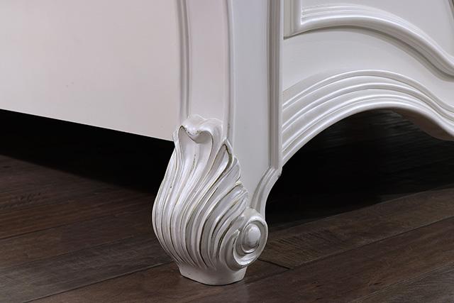Francione Bed Chrome & Cherry - California Furniture (Coachella, CA)