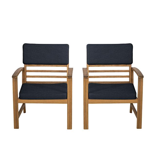 Hana 4 Pc. Patio Set Blue - California Furniture (Coachella, CA)