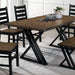 Barbary Dining Table Set with Bench - California Furniture (Coachella, CA)