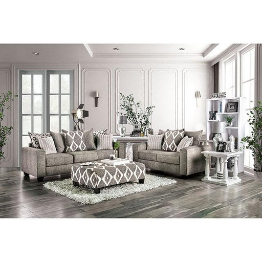 Basie Gray Love Seat - California Furniture (Coachella, CA)