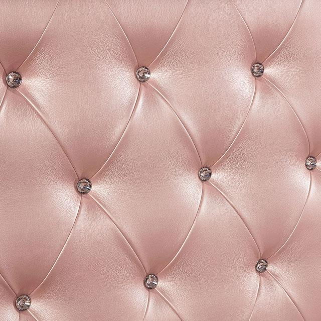 Ariston Rose Gold Full, Twin & Queen Bed - California Furniture (Coachella, CA)