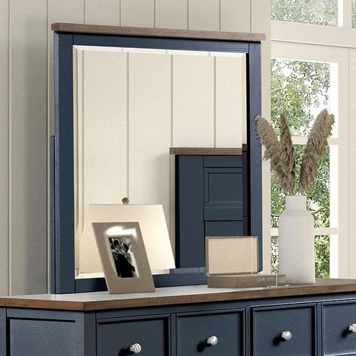 Bed Pinetop Blue & White - California Furniture (Coachella, CA)