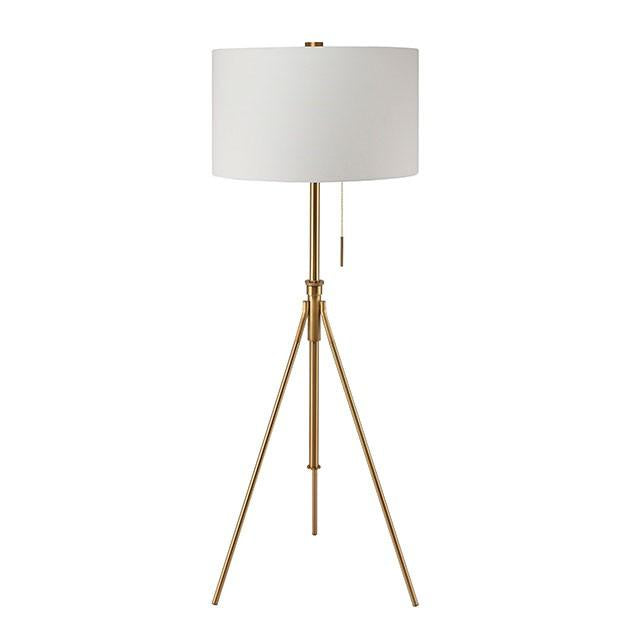 Zaya Stained Gold Floor Lamp - California Furniture (Coachella, CA)