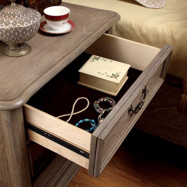 BELGRADE I Rustic Natural Tone Night Stand - California Furniture (Coachella, CA)