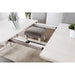 Daniella Antique White Dining Table - California Furniture (Coachella, CA)